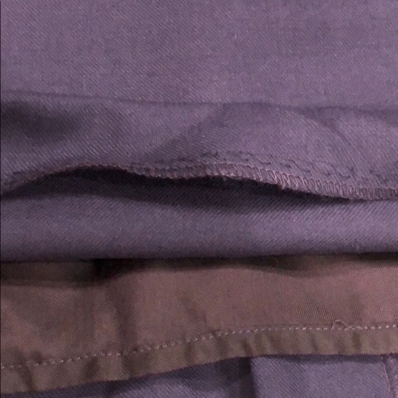 Boden Wool Cap Sleeve Wrap Front Purple Dress - Picture 5 of 10